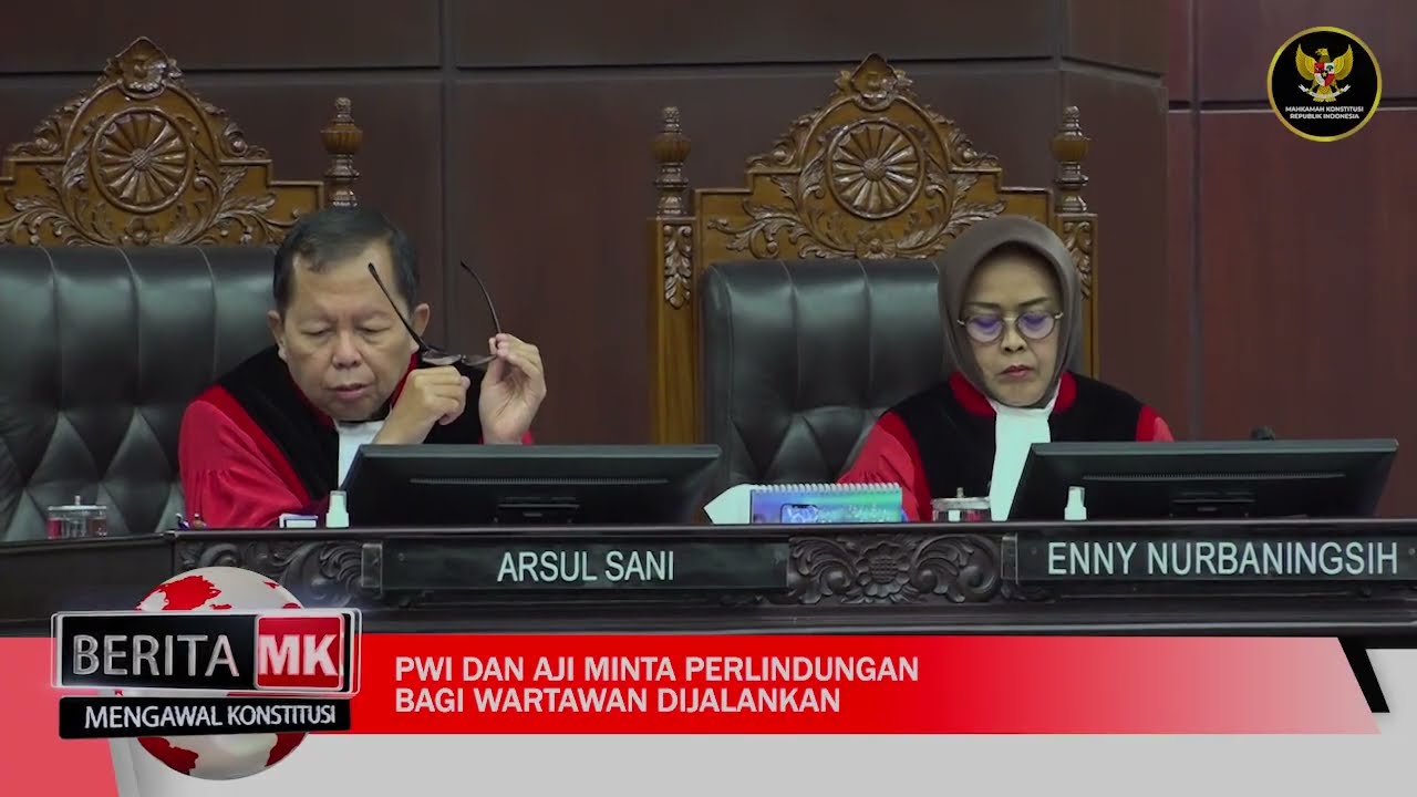 (Berita Video) 21 Oktober 2025 : Sidang Pengujian Undang Undang Pers