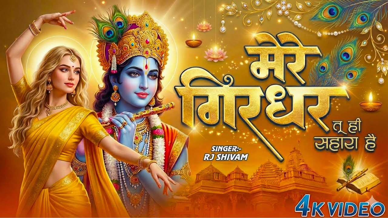 दुनिया का सबसे मीठा भजन | मेरे गिरधर तू ही सहारा है | Mere Girdhar Tu Hi Sahara Hai | Krishan Bhajan