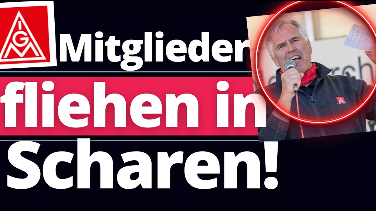Eil: Total-Schaden für IG Metall: Mitglieder flüchten in Scharen!