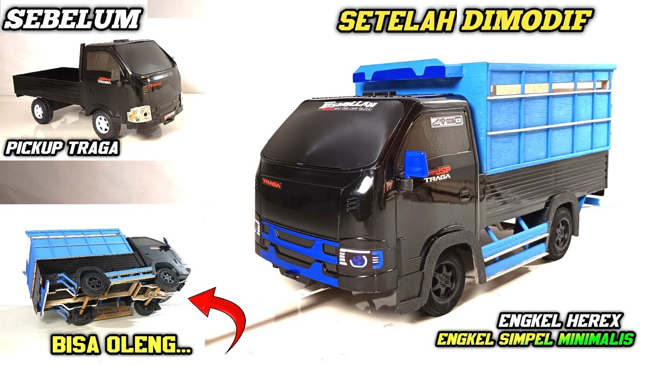 MODIF TRAGA JADI ENGKEL HEREX STYLE RODA BISA BELOK BISA OLENG 🤙