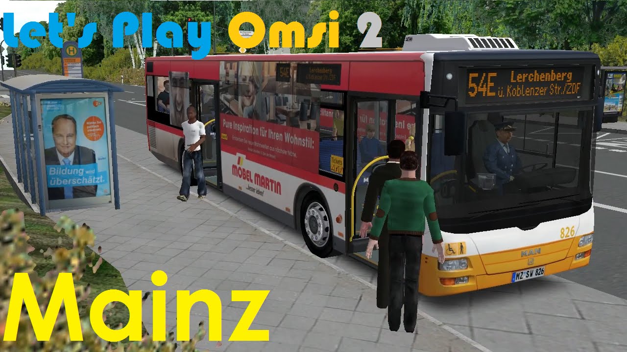 OMSI 2- Mainz Linie 54E zum ZDF-Fernsehgarten [#091]