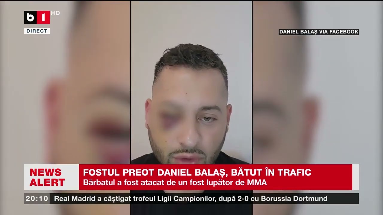 FOSTUL PREOT DANIEL BALAȘ, BĂTUT &Icirc;N TRAFIC. Știri B1TV_2 iunie 2024