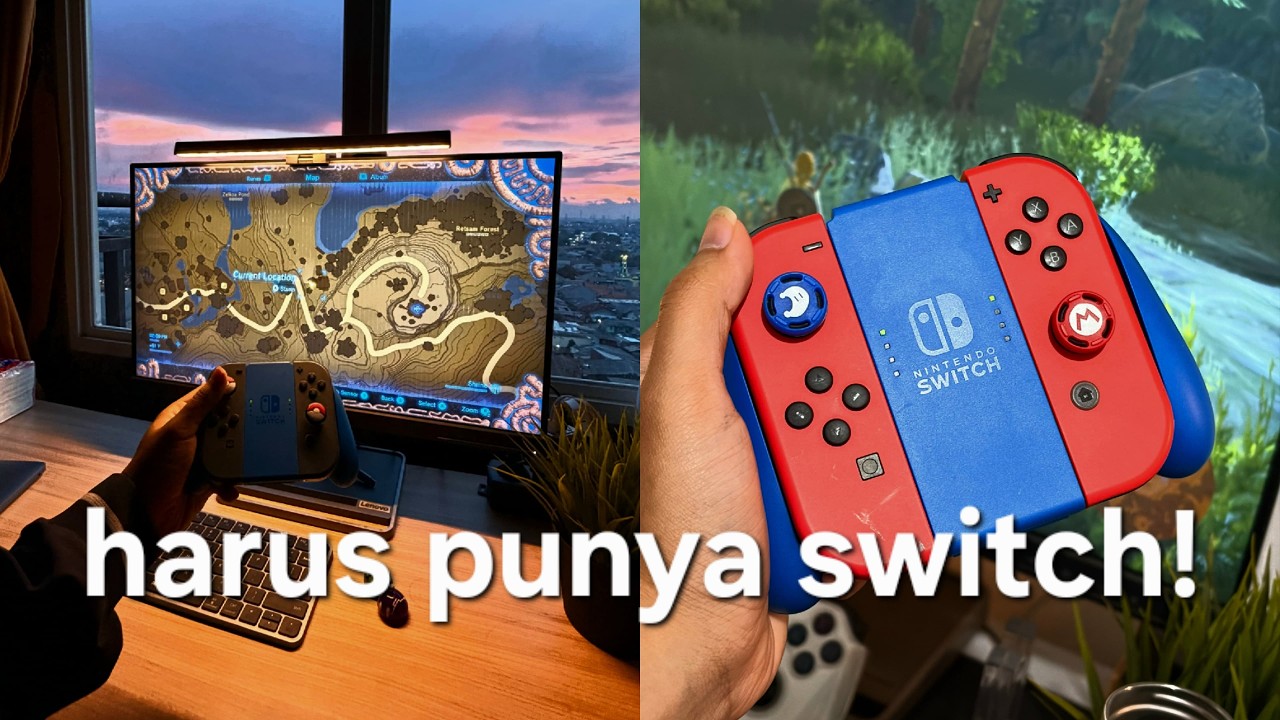 Gua Ketagihan Main Nintendo Switch feat. Nintendo Switch OLED Mario Limited Edition