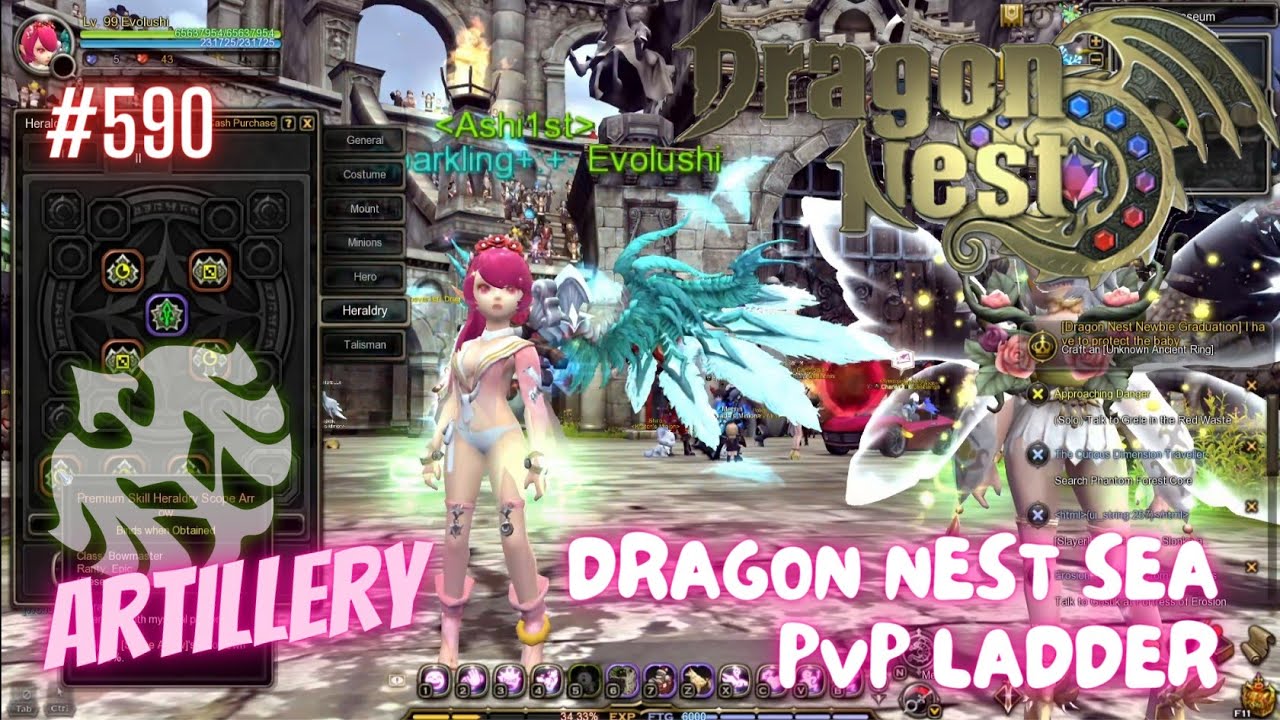 #590 Artillery With Skill Build Preview ~ Dragon Nest SEA PVP Ladder -Requested-
