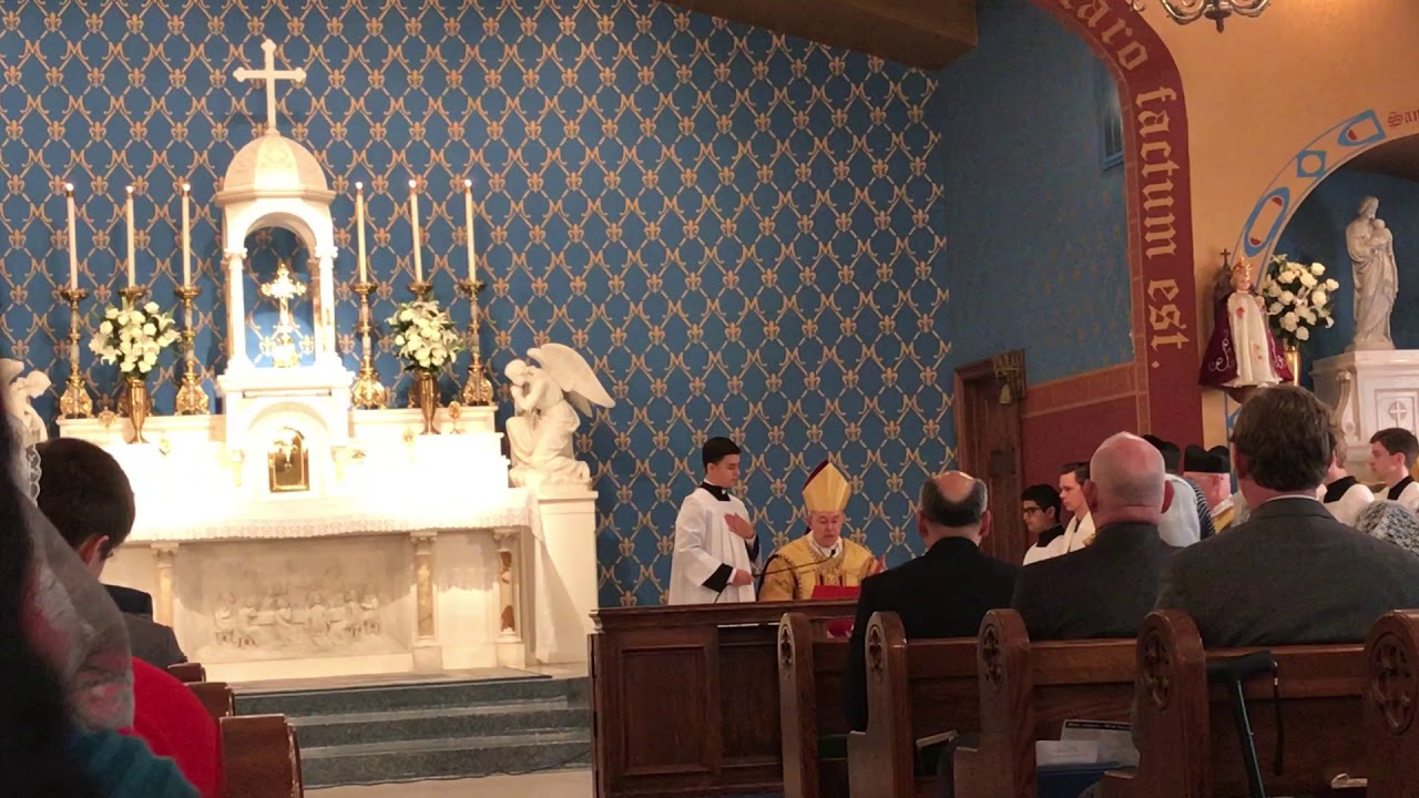Bishop Schneider Pontifical High Mass Mater Dei Parish Irving, TX 10202019