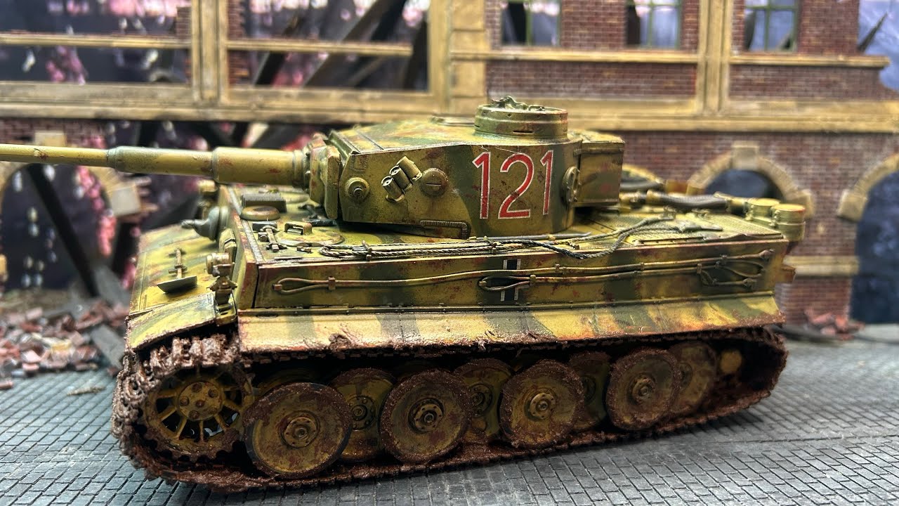 Модель танка Ryefield Tiger I в масштабе 1:35, первое производство – полное руководство по сборке...