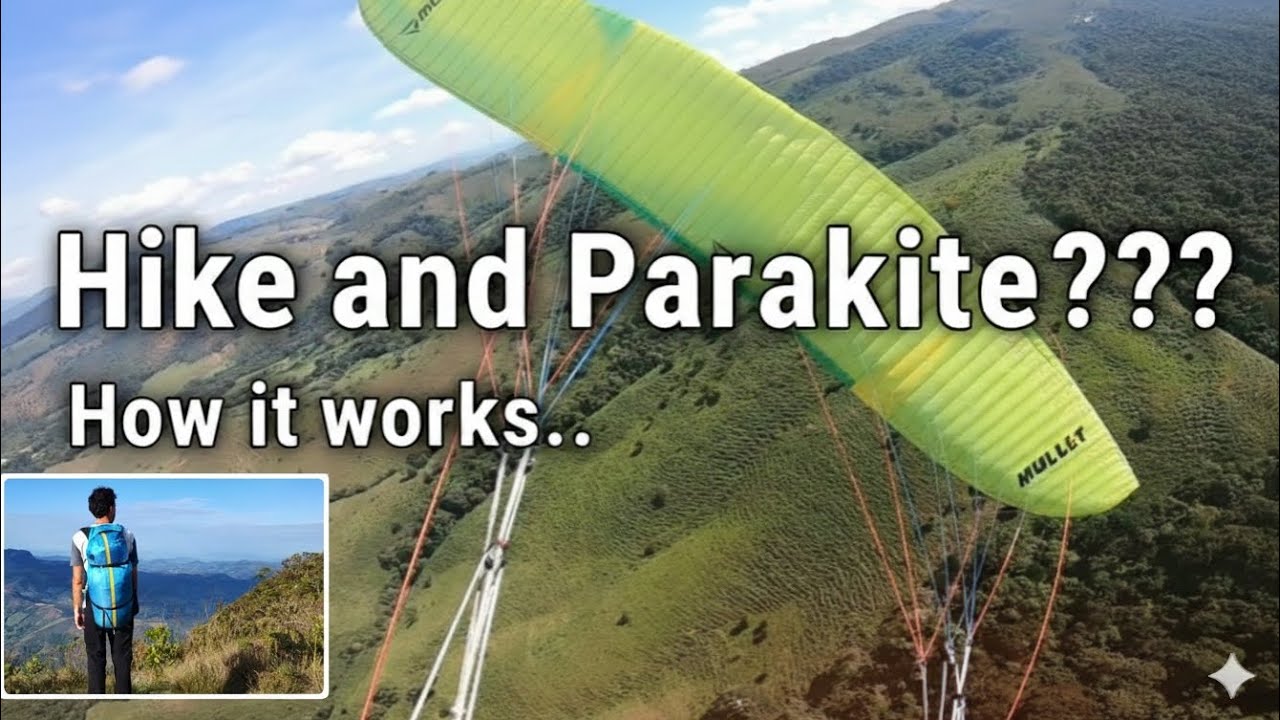 Hike and fly com parakite Flow Mullet @flowparagliders1 