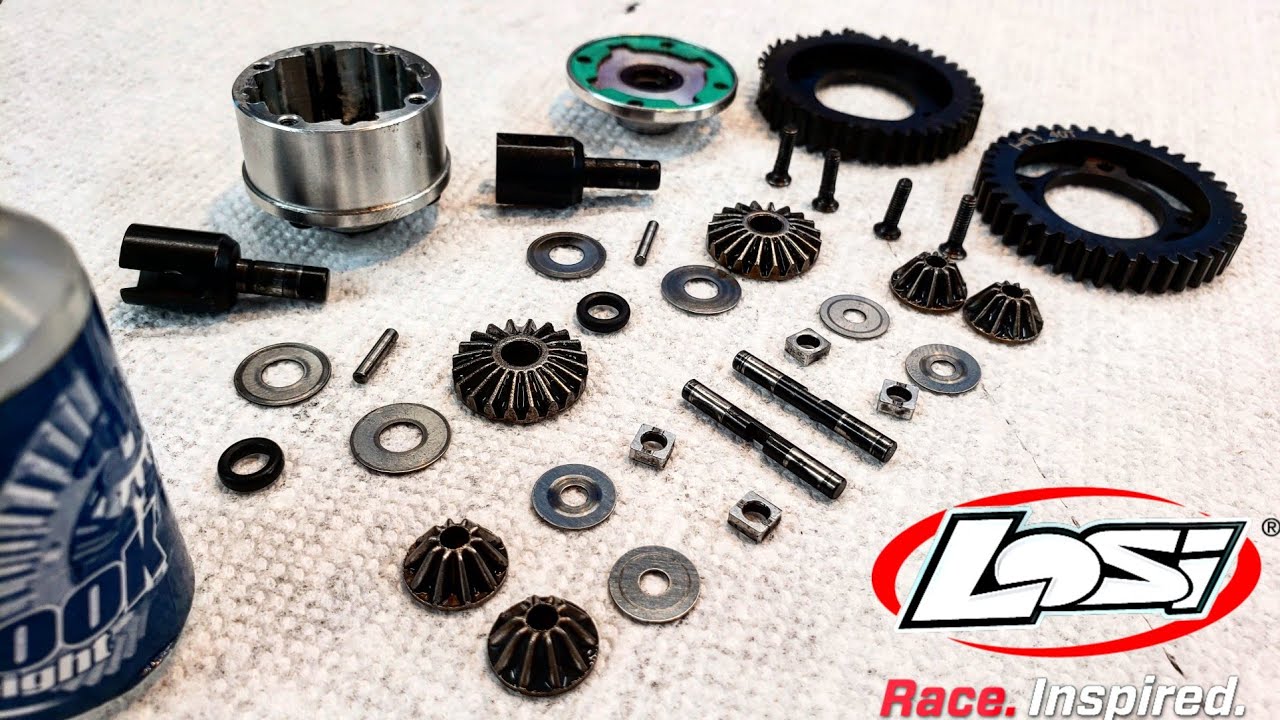 Losi Lasernut Center Diff Spur UPGRADE to Hot Racing