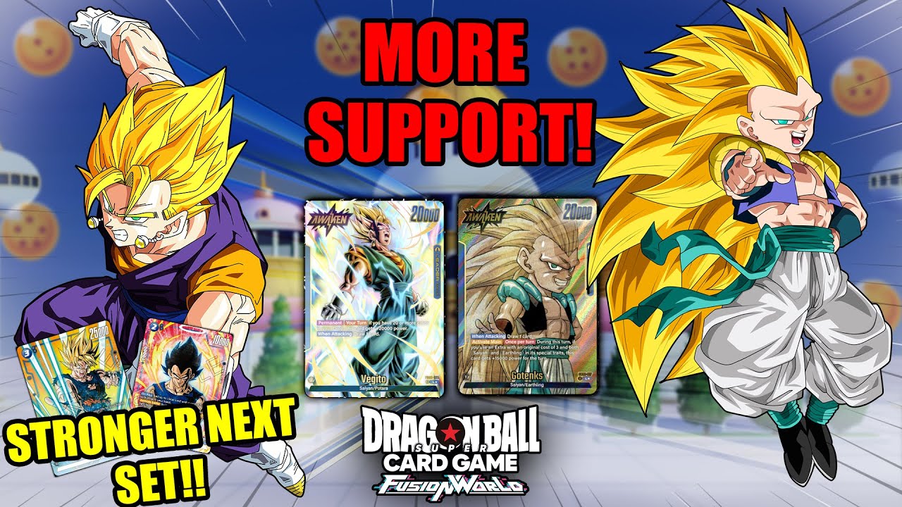 VEGITO gets NEW SUPPORT NEXT SET! [FB08 - Dragon Ball Fusion World - Card Game]
