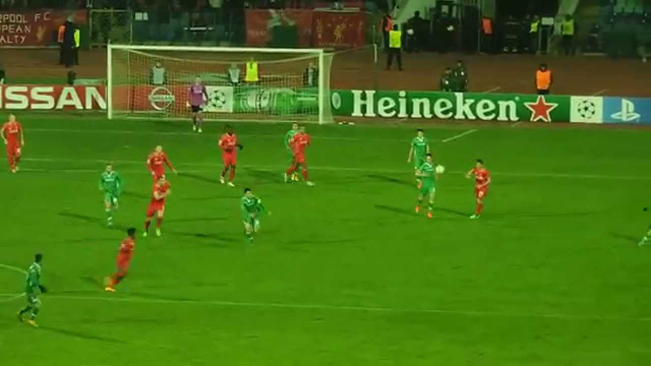 Ludogorets - Liverpool 2:2 (part 1/2)