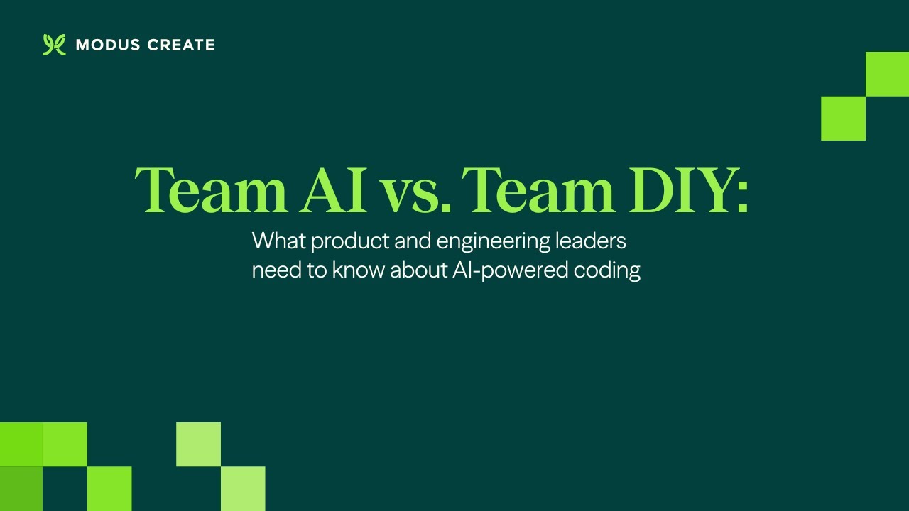 Team AI vs. Team DIY: What product and engineering leaders need to know about AI-powered coding