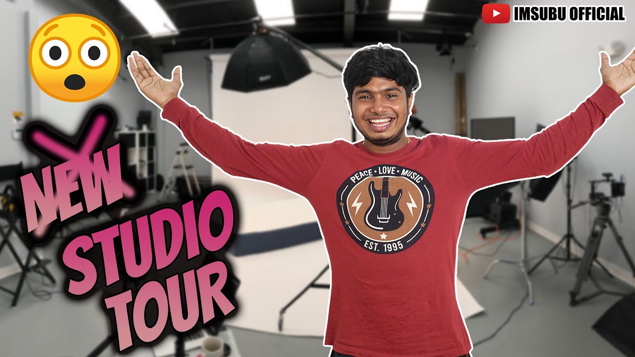 Our Channel Studio Tour😨 - Exploring Pongal Studio😂