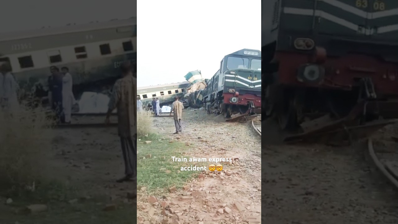 Pakistan Railway accident 😱🤯🤯