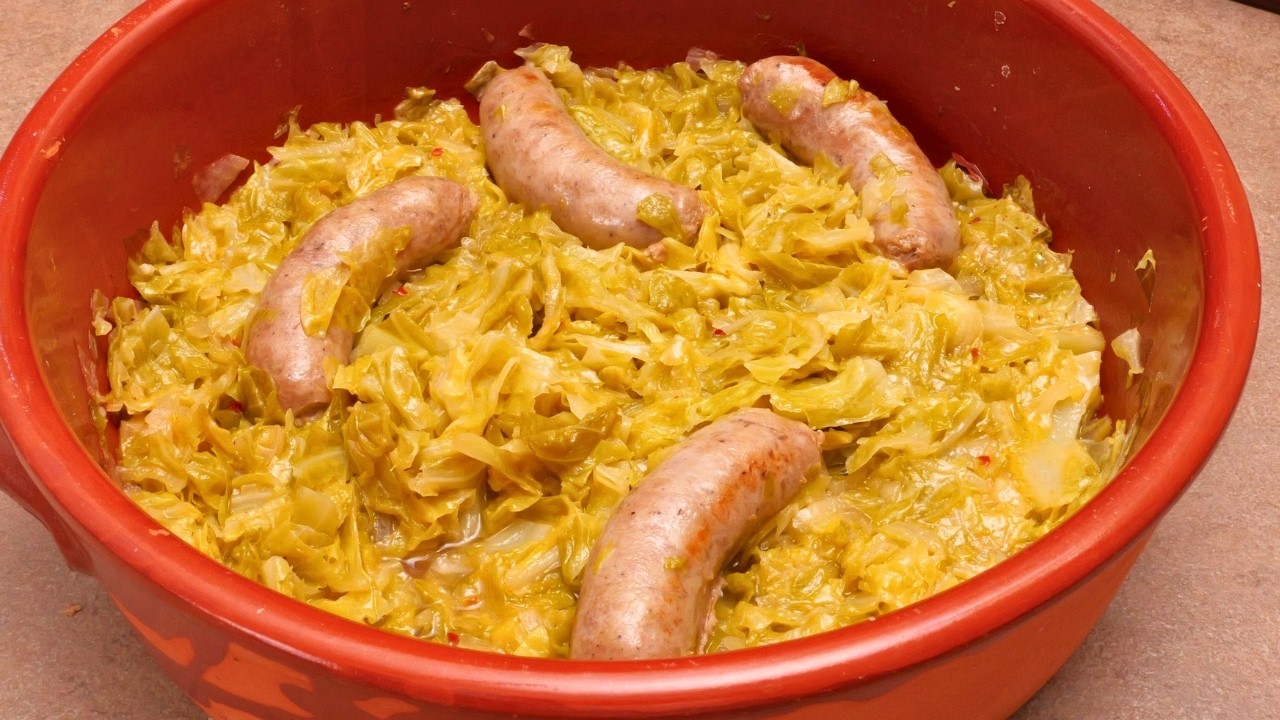 CAVOLO VERZA E SALSICCE