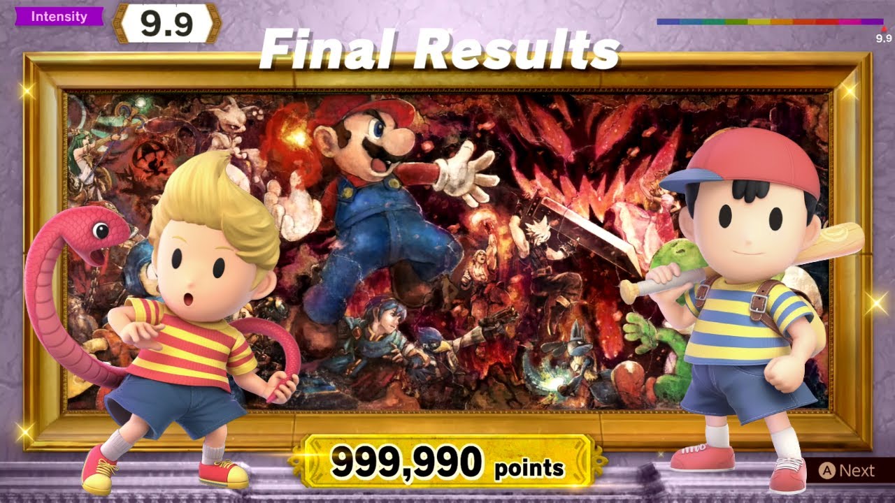 Ness' Classic Mode 9.9 | 2 Players | Super Smash Bros. Ultimate