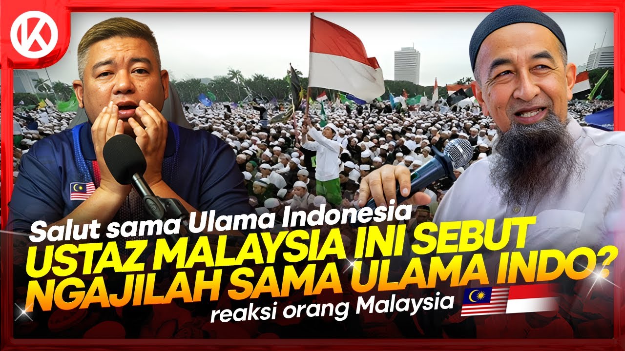 Bongkar‼️Ustaz Malaysia Saran Ikut 5 Ulama Indo Ini 🇲🇾 Reaction