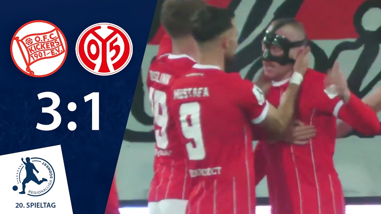 Befreiungsschlag vor der Winterpause | Kickers Offenbach - 1. FSV Mainz 05 II | 20. Spieltag RLSW