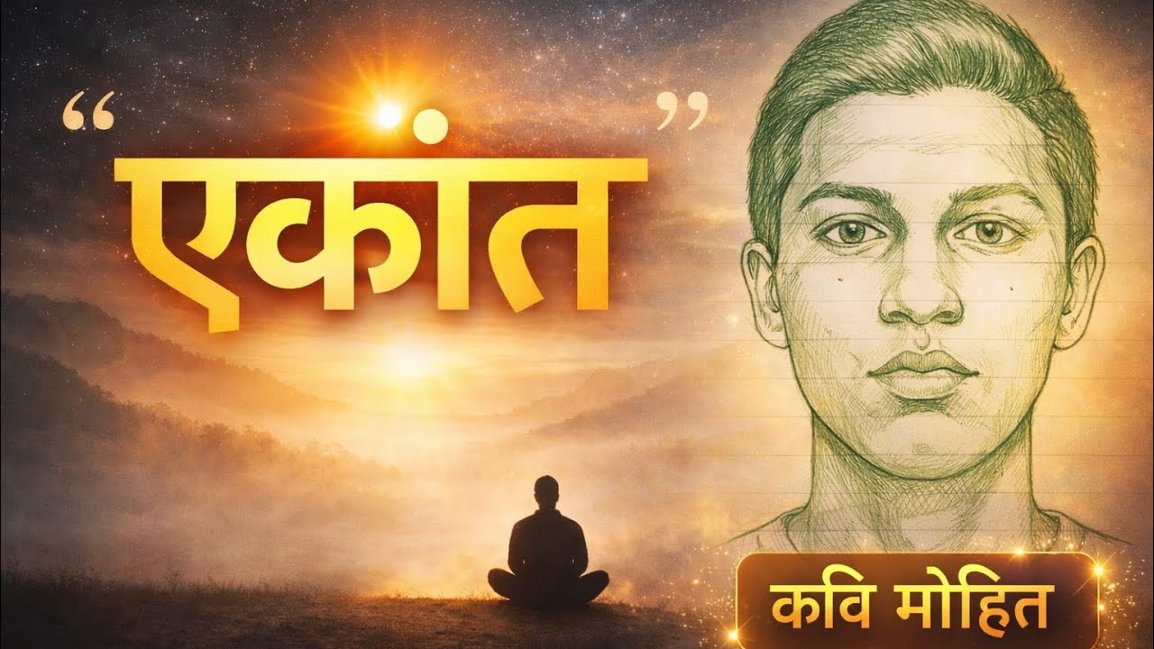 भीड़ से दूर… खुद के पास | एकांत | Heart Touching Hindi Poem | Aekant | By Mohit - Nishey