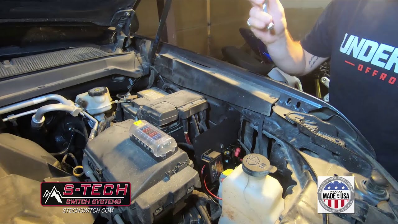 Chevrolet Colorado 8+2 Install S-TECH Switch System Installation Video