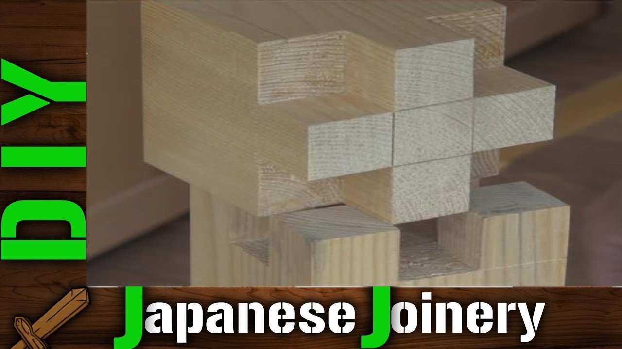 DIY Traditional Japanese Wood Joinery-Tenon and Mortise Splices( Mechigai-Tsugi/Mechiire)