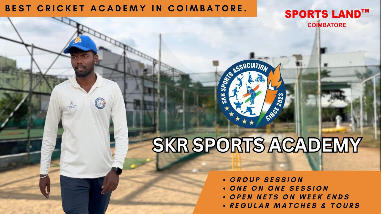 CRICKET ACADEMY IN SARAVANAMPATTI COIMBATORE | SKR CRICKET ACADEMY REVIEW | #cricket