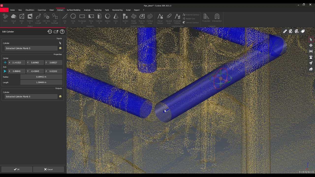 Cyclone 3DR_Create and export pipes