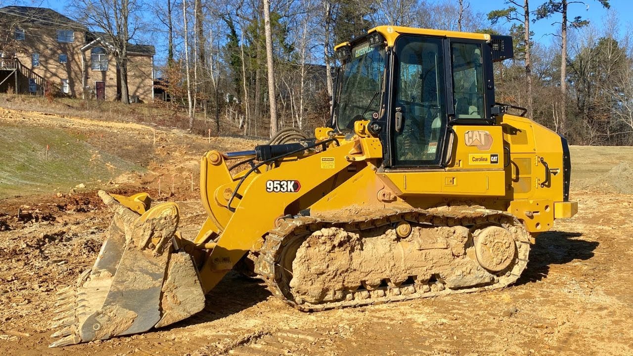 HOW TO operate a CAT 953 TRACK LOADER (POV)
