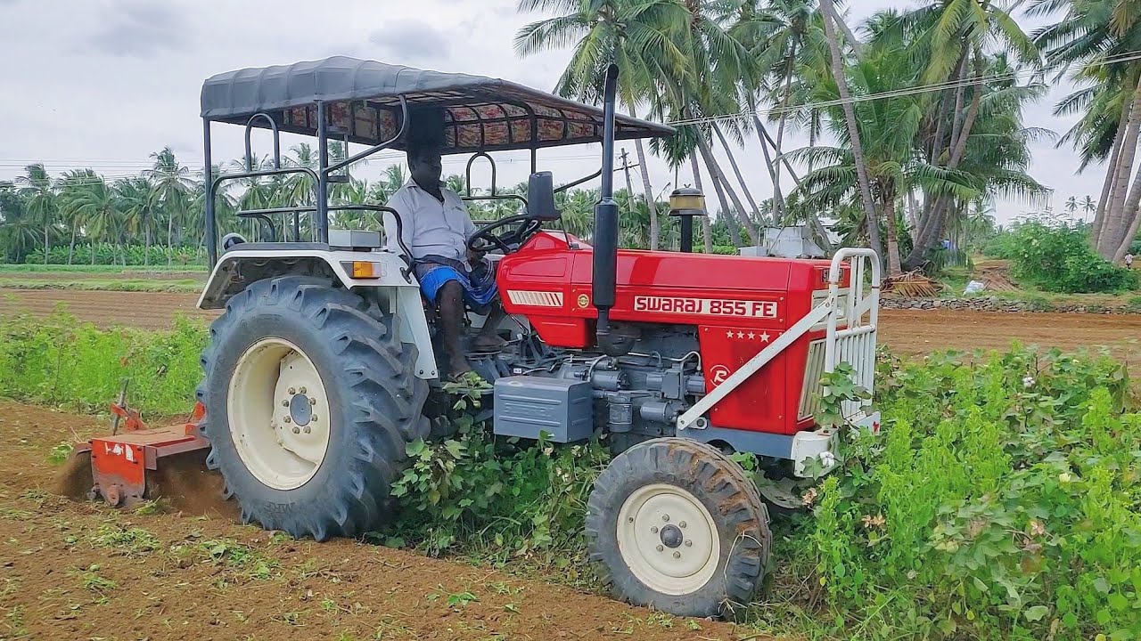 Swaraj 855 FE Rotary tiller performance | Shaktiman Rotavator | Full Features and Specifications