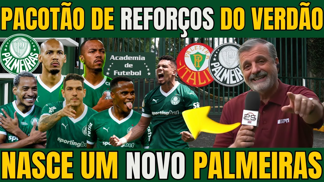 MERCADO DA BOLA DO VERD&Atilde;O! PALMEIRAS PREPARA UM PACOT&Atilde;O DE REFOR&Ccedil;OS PARA 2026 /NOT&Iacute;CIAS DO PALMEIRAS