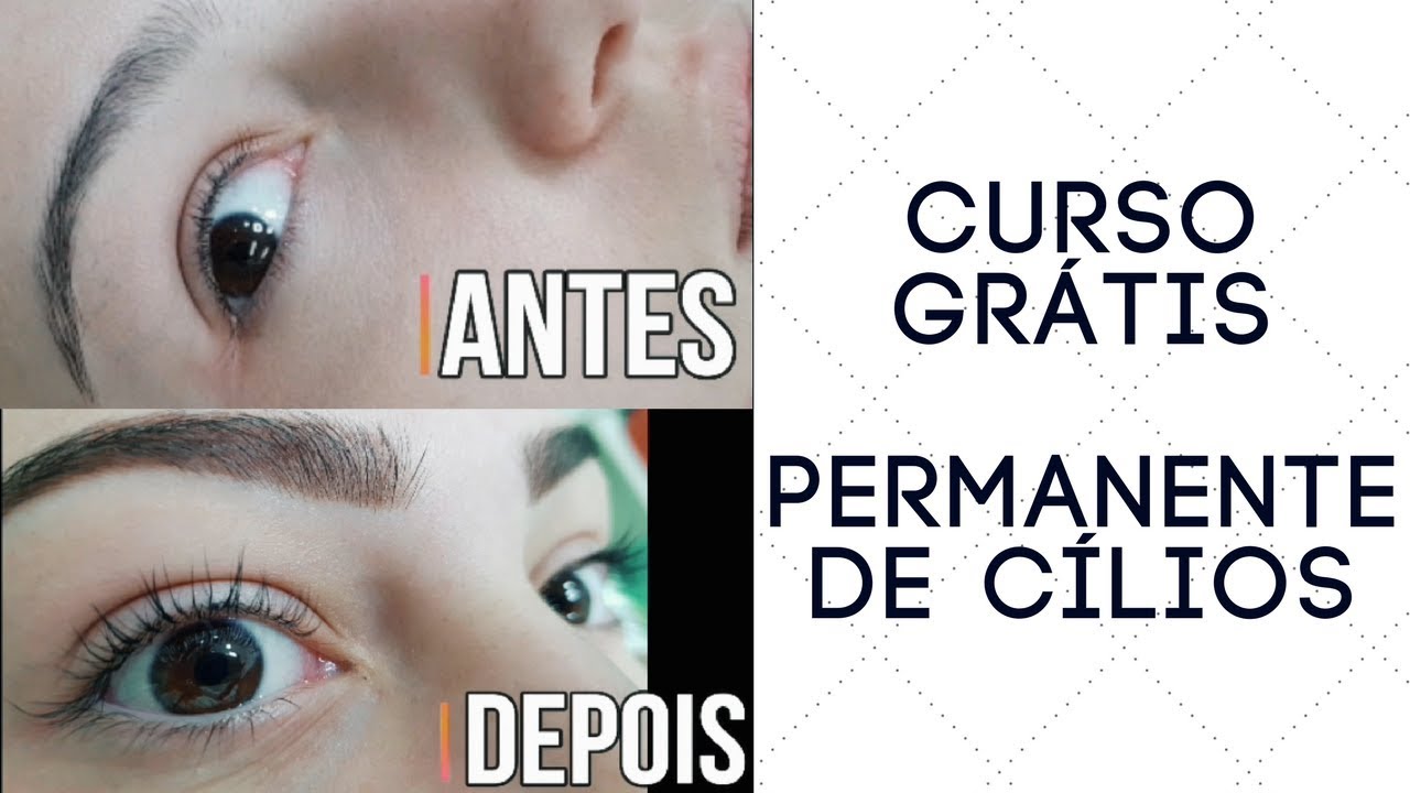 CURSO GRÁTIS DE PERMANENTE DE CÍLIOS