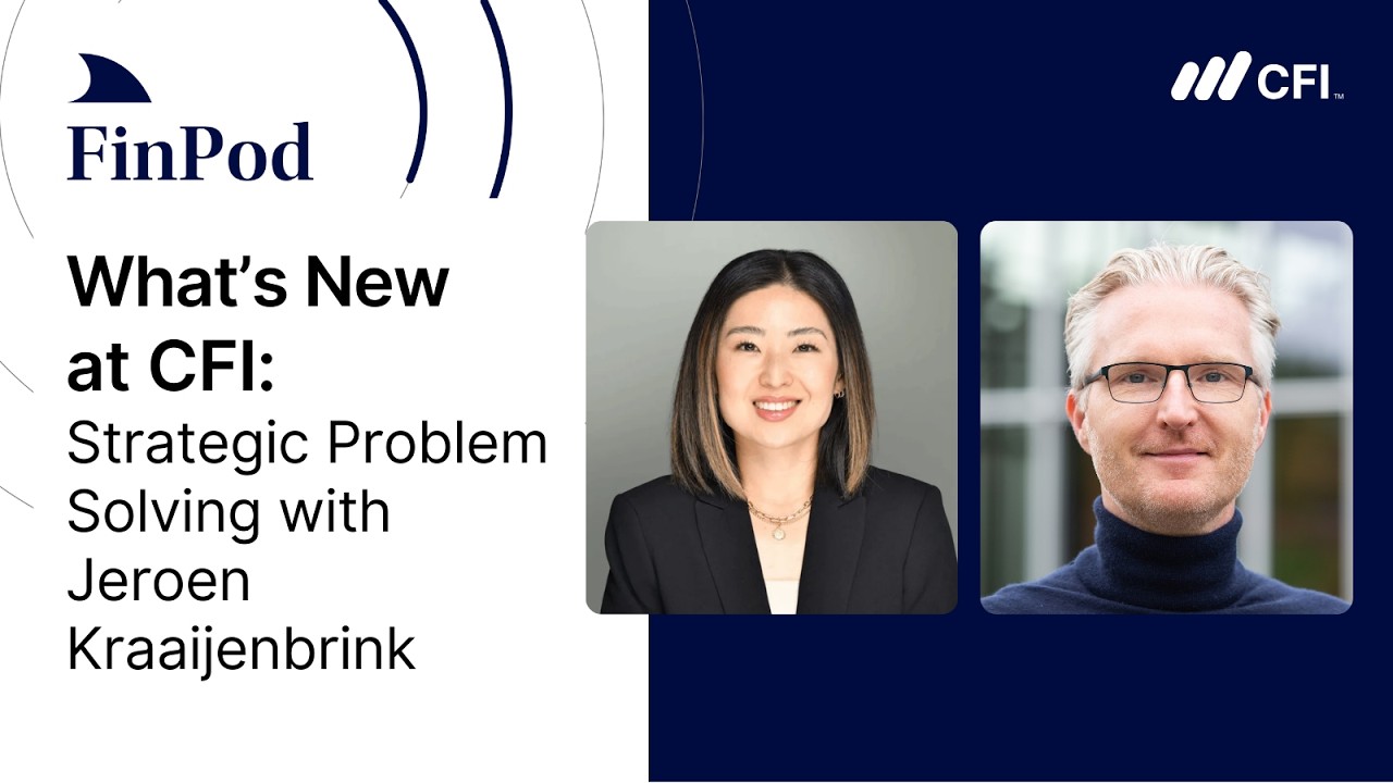 What's New at CFI | Strategic Problem Solving with Jeroen Kraaijenbrink
