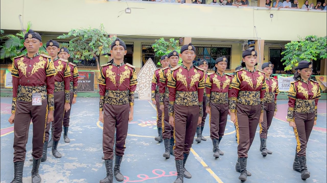 JUARA HARAPAN UTAMA 1 PASKIBRA SMKN 3 KOTA BEKASI LKBB KOBAR RAPI VIII WIDYA NUSANTARA