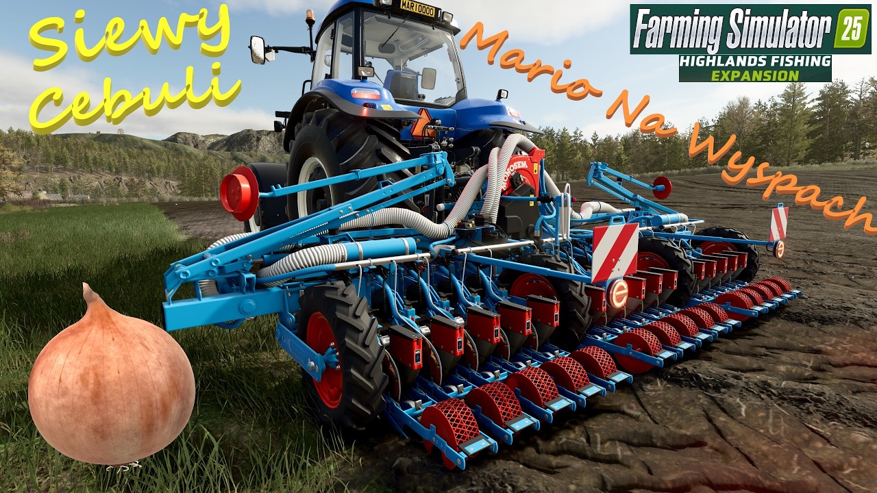 Siewy Cebuli czas zacząć [ Mario na wyspach w KINLAIG *24] Farming Simulator 25