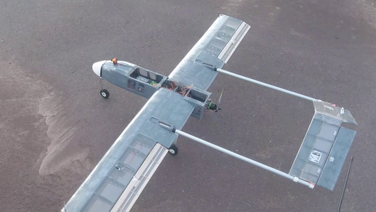 RC PLANE RQ-7 1 Maiden Flight Eagletree Vector Tuning
