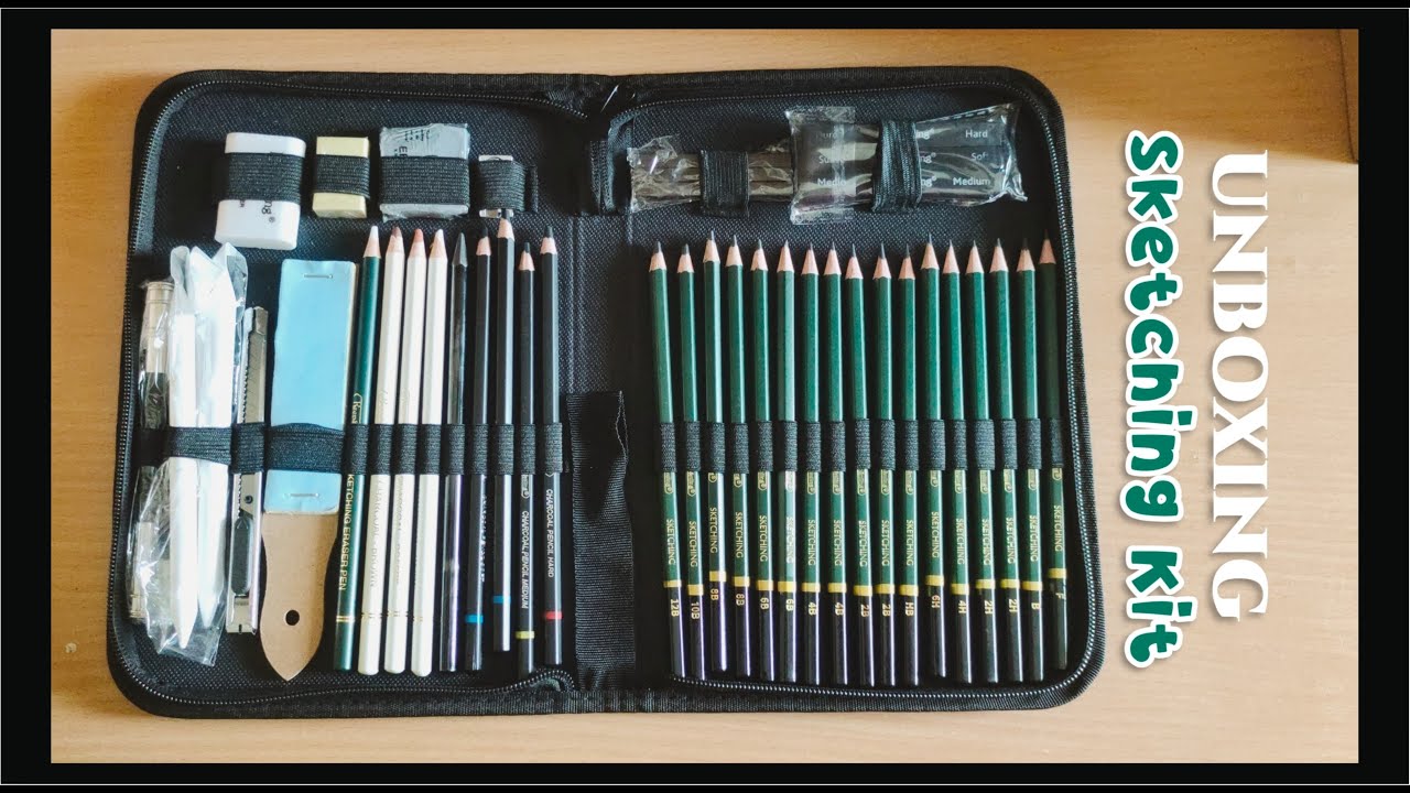 Keep Smiling Sketching Kit o Sketching Kit for Beginners (42 pcs)