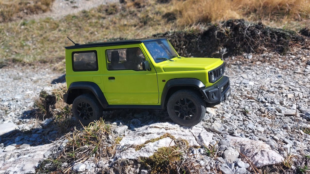 FMS Suzuki Jimny 1/12 : A la rencontre des bouquetins du Pas-du-Roc