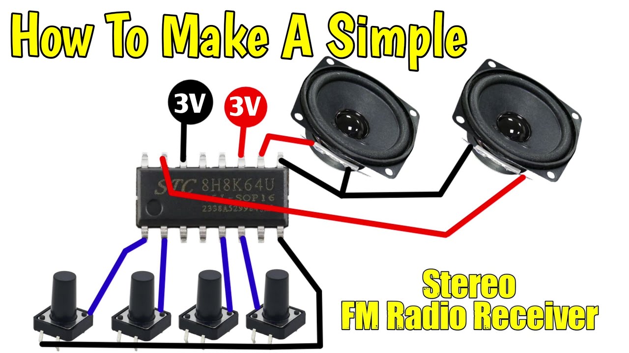 How to Make a Stereo FM Radio Receiver Circuit with RDA5807FP, LM386 | JLCPCB