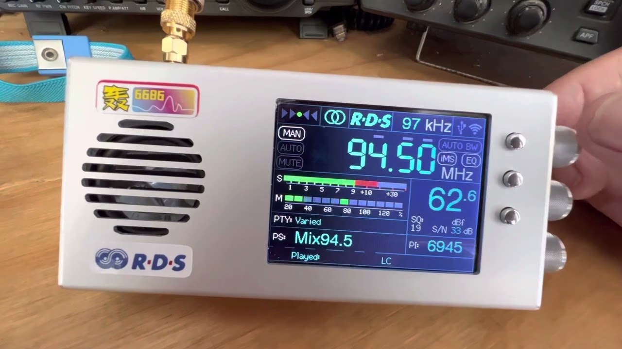 TEF6686 Receiver Perth FM Radio Bandscan 16th Jan 23
