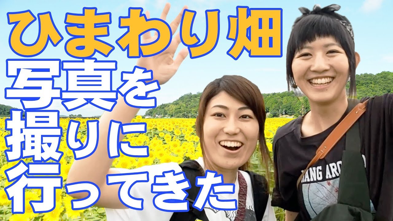 【女子カメ】益子にひまわり撮りに行ったら…【ともよ。】【あさやま】
