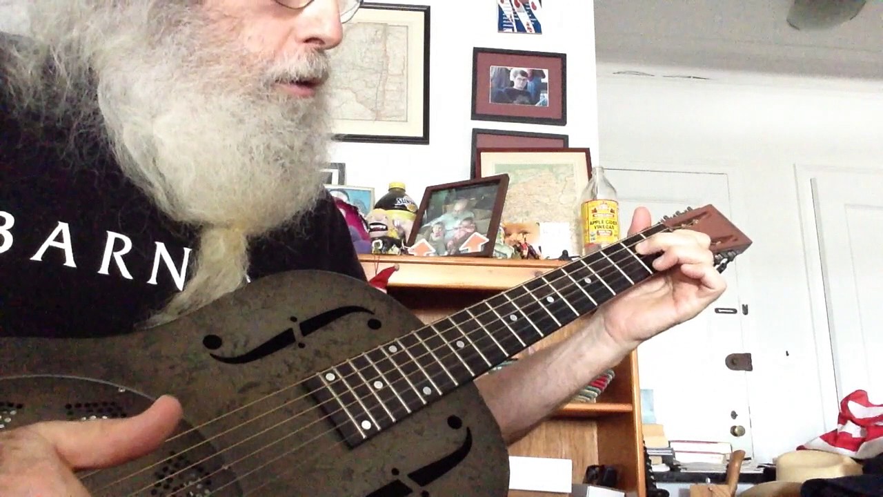 Open d slide guitar lesson.