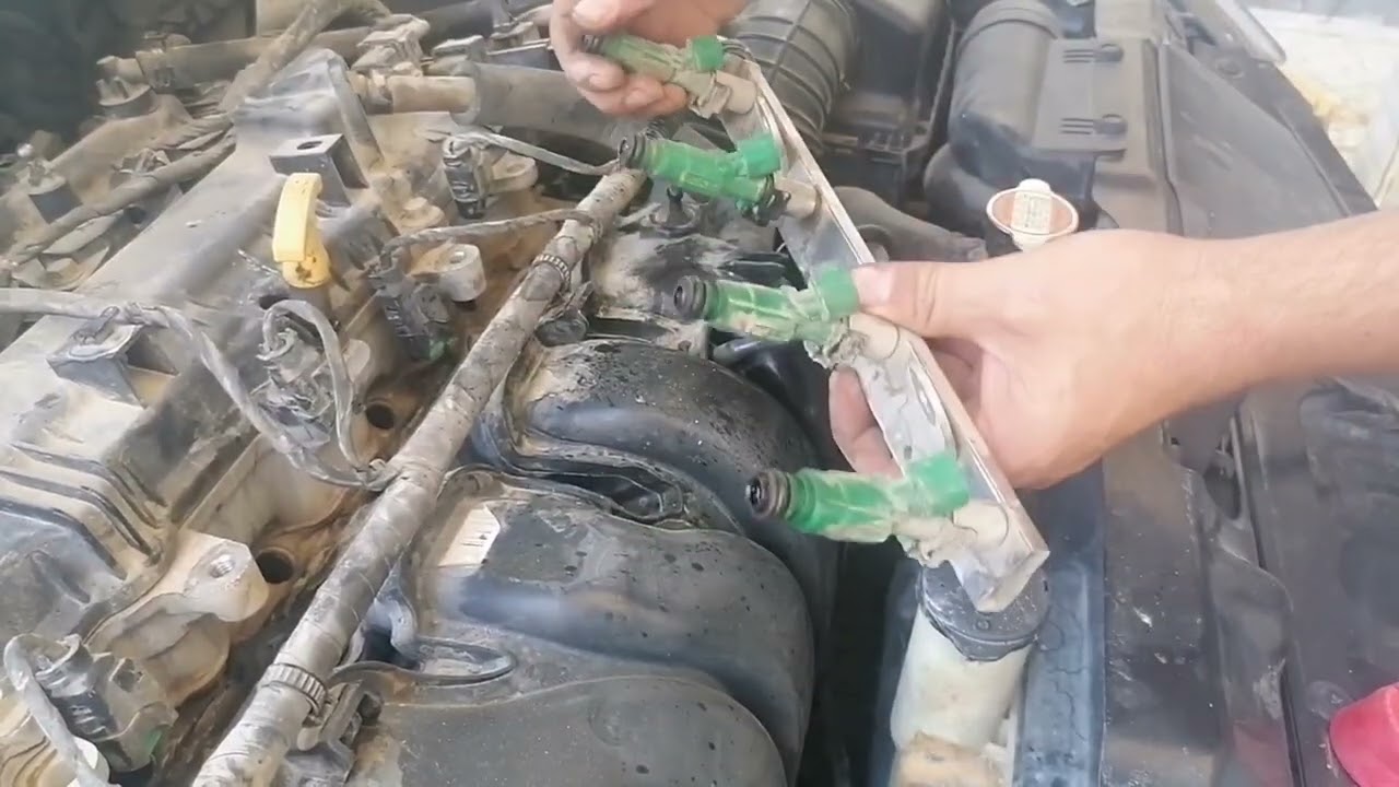 سبب عدم عزم السيارة والصرفية المفرطه وحل مشكله تسريب الهواء طريقة تبديل وإشارات البخاخات