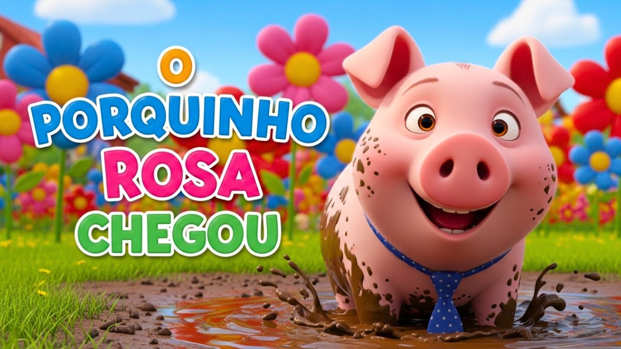 🐷 O PORQUINHO ROSA CHEGOU! 🎉 A MÚSICA MAIS DIVERTIDA DA FAZENDA! | Música Infantil