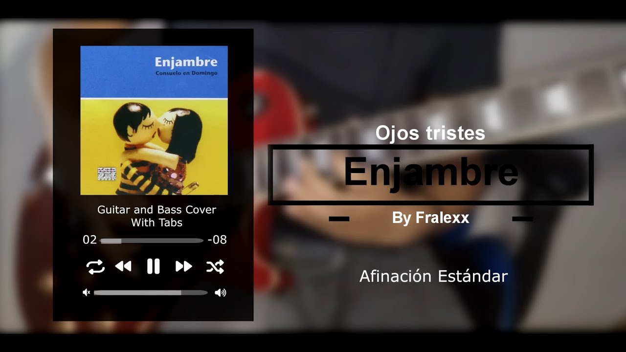 Enjambre - Ojos tristes (Guitar and Bass Cover With Tabs)