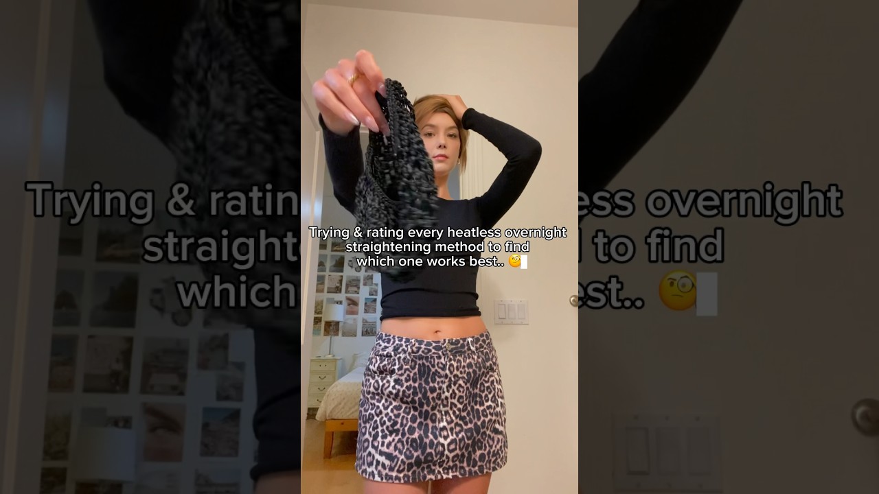 Heatless straightening method # 3 🙏  