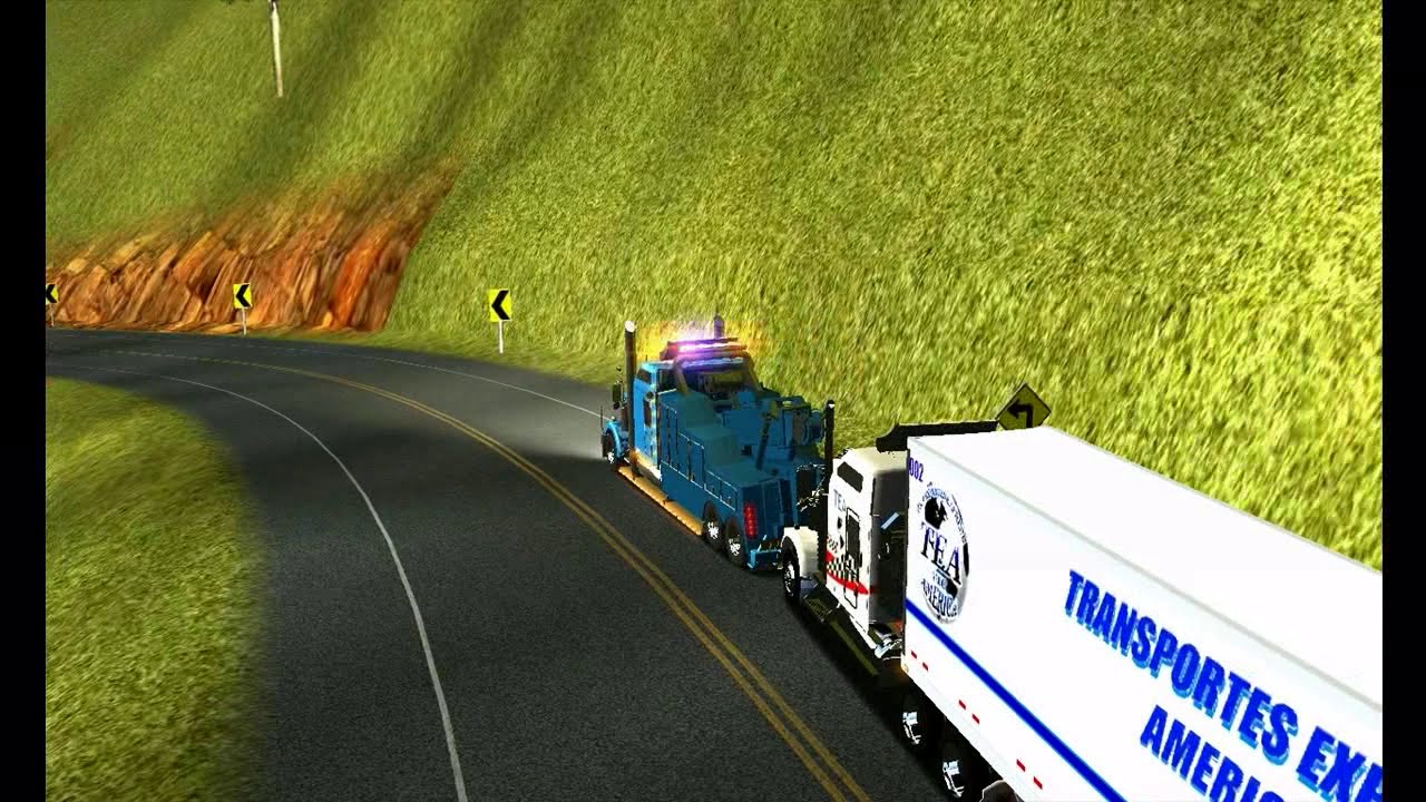 18 WOS HAULIN KW W900 WRECKED TOW TRUCK (VIDEO HD)