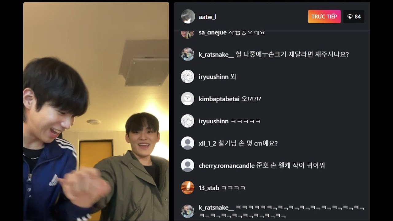 LEE JUNHO PARK CHEOLGI IG LIVE 6/1/2026