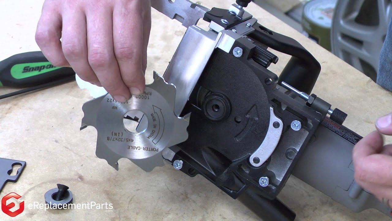 How to Replace the Blade on a Porter Cable Biscuit/Plate Joiner