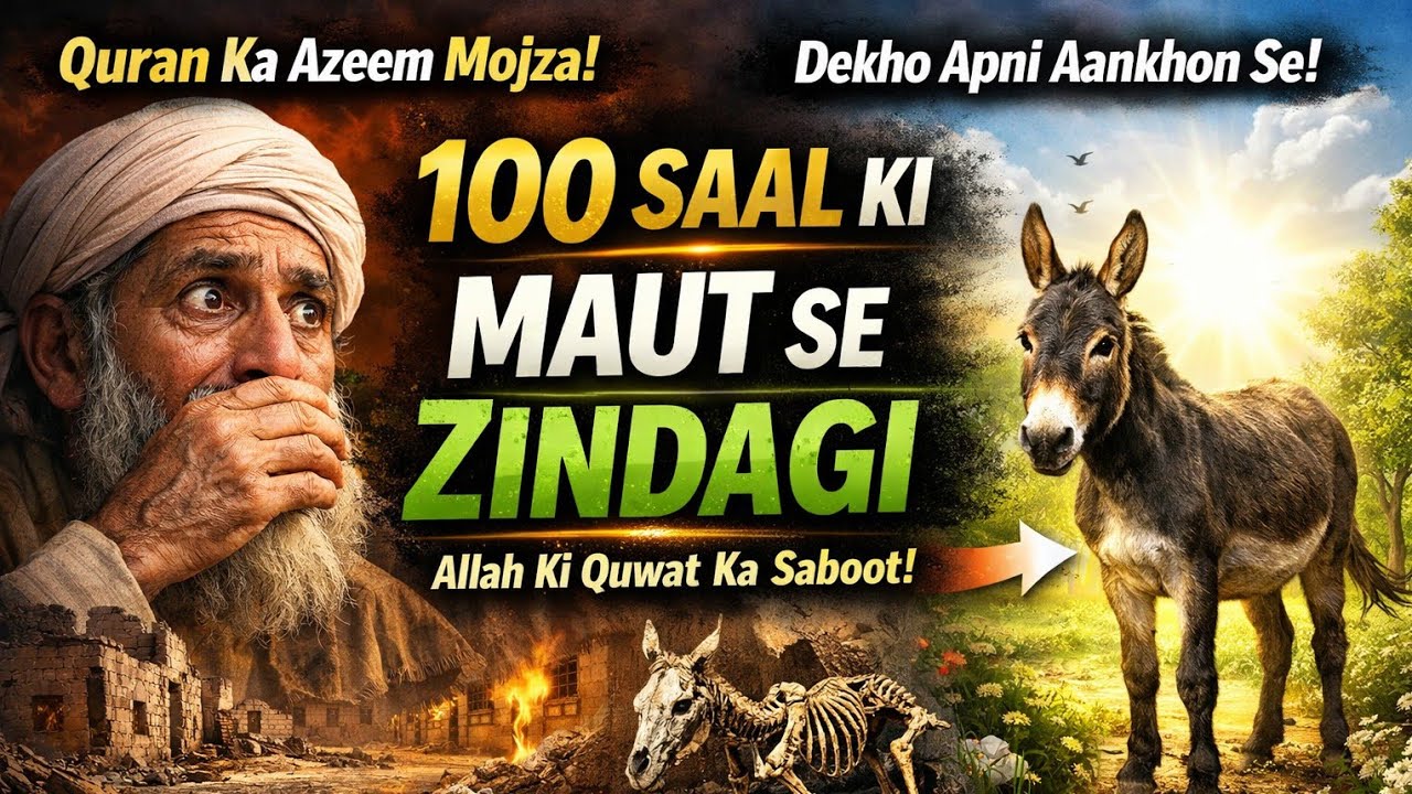 Ek Aadmi Jisne Allah Se Sawaal Kiya Aur Allah Ne Use Zinda Kiya 100 Saal Ke Baad | 