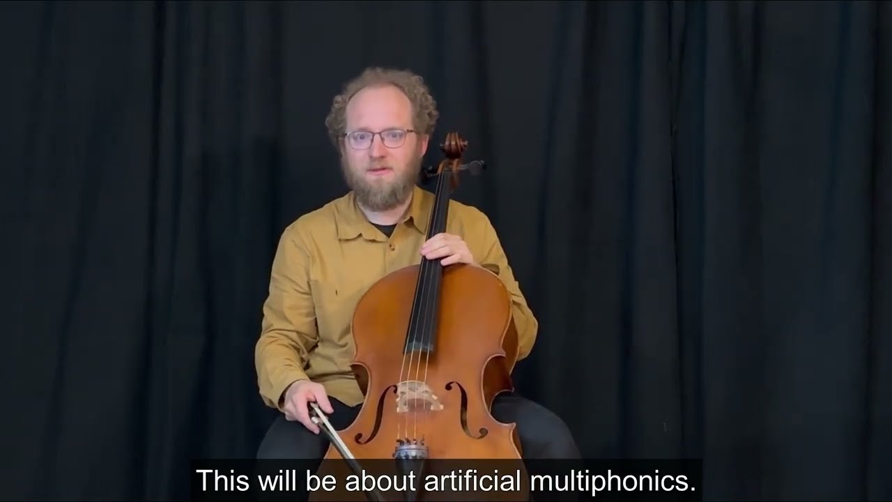 Cello Artificial Multiphonics / Multifony sztuczne na wiolonczeli