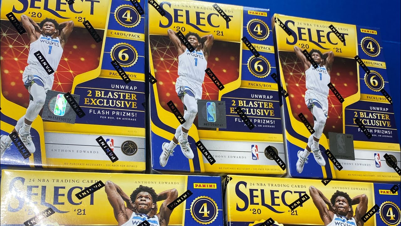 2020-21 Panini Select Basketball 5 Blaster Boxes LaMelo Ball Pull!